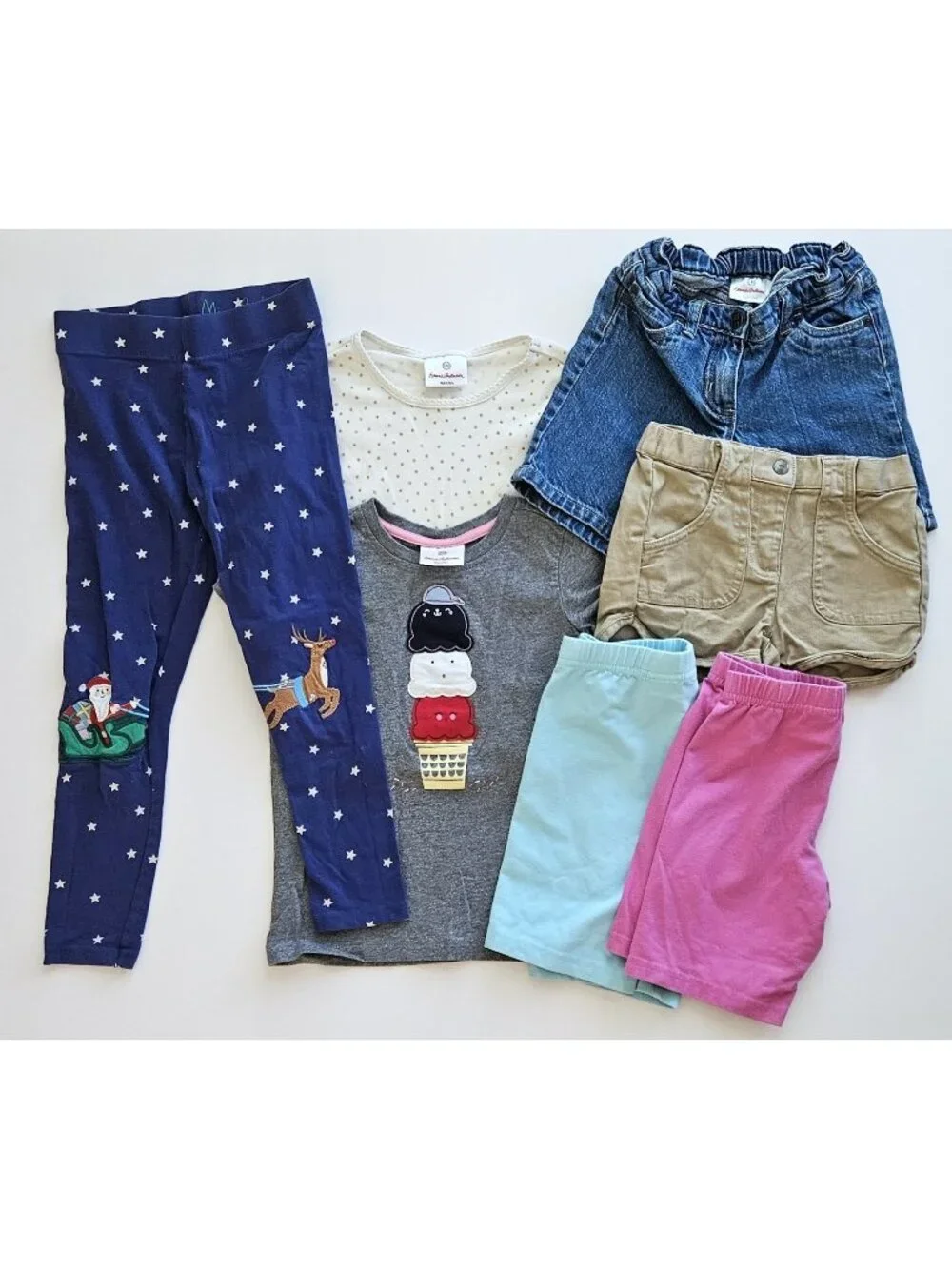Hanna Andersson 110 120 5-6-7 Boden Leggings Shorts Tee Top Lot